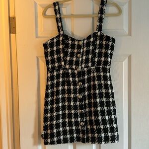 HYFVE Black and White Boutique Dress